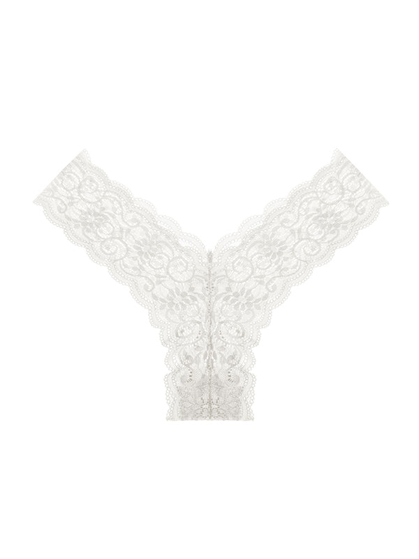 Liviabliss 7163 - V-shape Wasited Flower Dantel T-String Külot