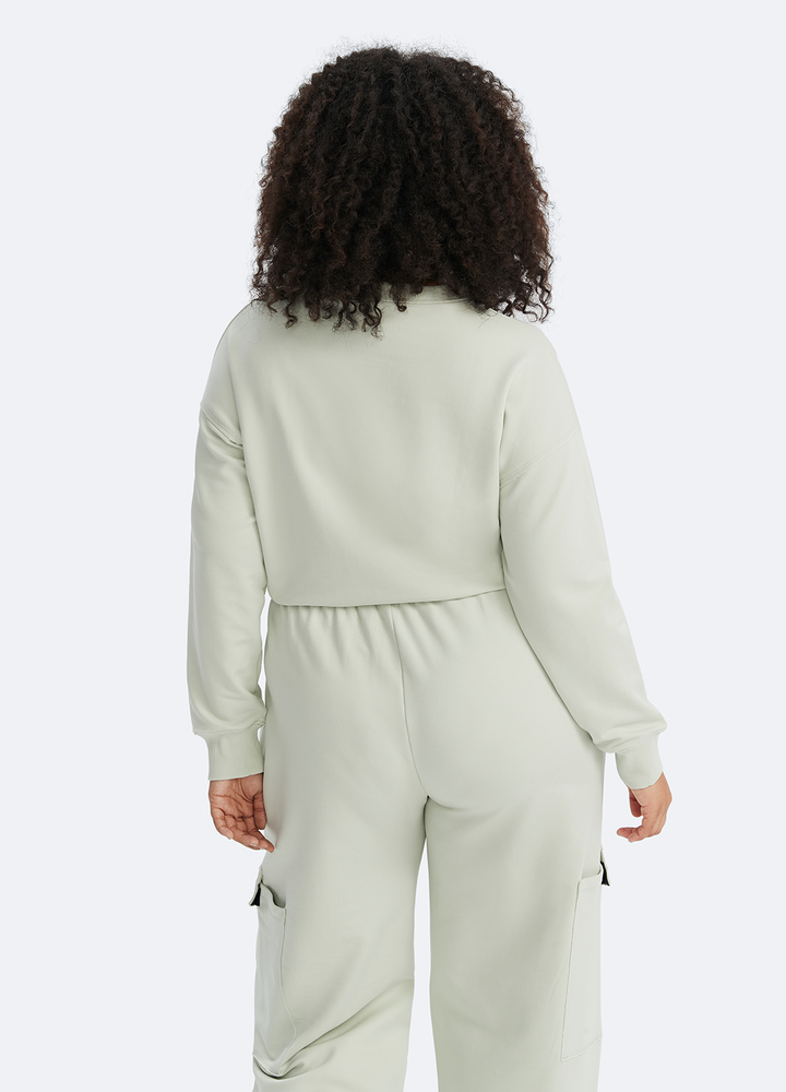 Bagcikli Kisa Sweatshirt