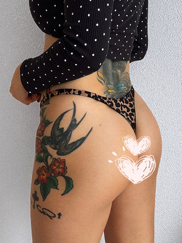 LIVIABLISS 7253 – Seksi Tek Renk Desenli T-String Külot