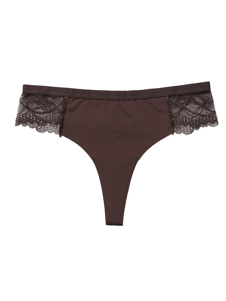 Liviabliss 7171 - Leopard Baskılı Dantel T-String Külot