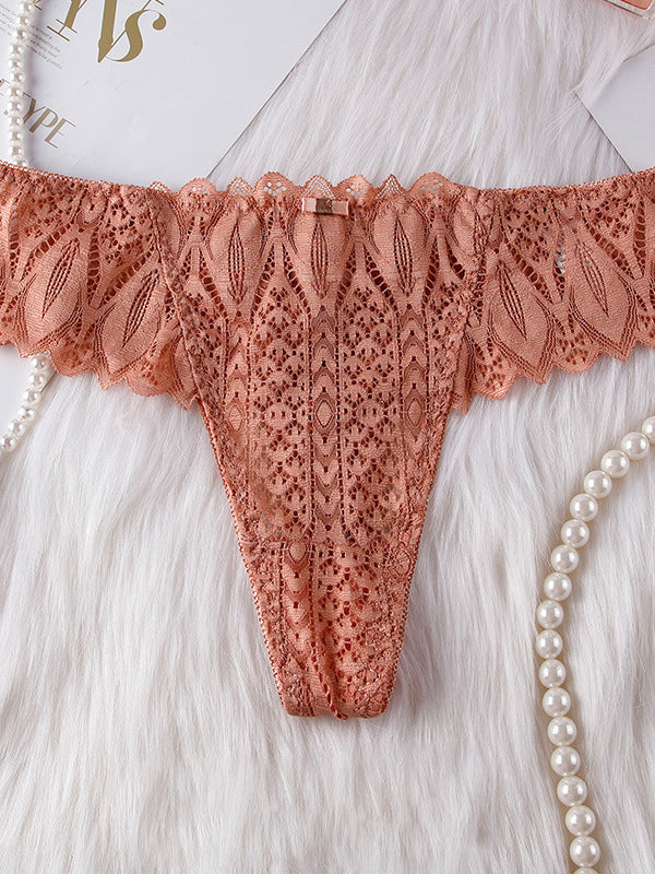 LIVIABLISS 7238 – Seksi Roman Bağlı Dantel T-String Külot