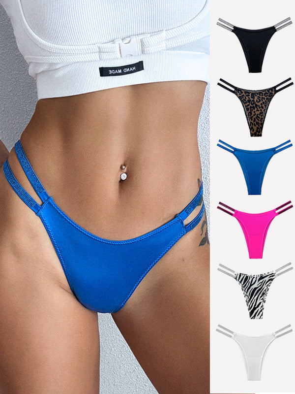 LIVIABLISS 7250 – Vahşi Desenli Seksi T-String Külot