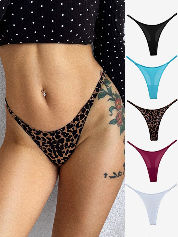 LIVIABLISS 7253 – Seksi Tek Renk Desenli T-String Külot