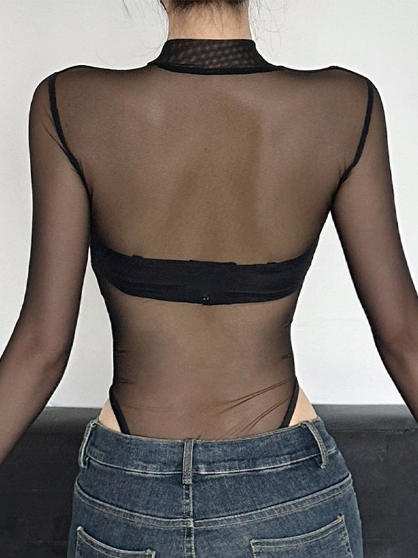 Liviabliss 7317 - Fileli Snake Baskılı Bodysuit