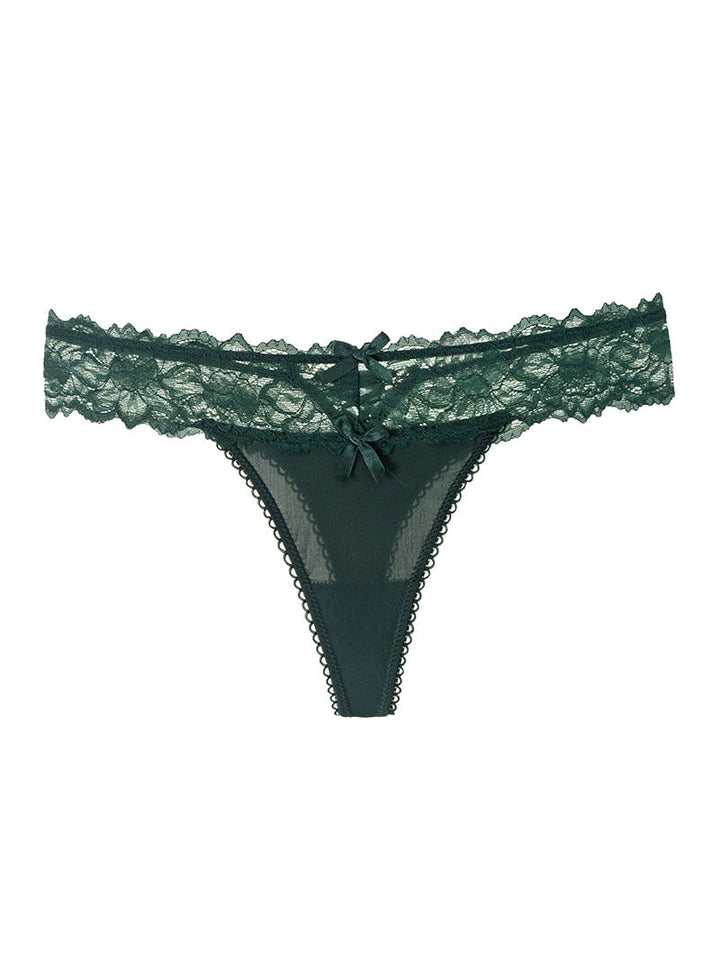 Liviabliss 7137 - Mesh Solid Color Dantel Underwears