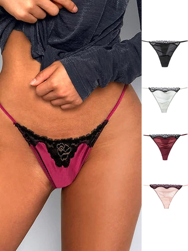 Liviabliss 7156 - Contrast Color Dantel T-String Külot