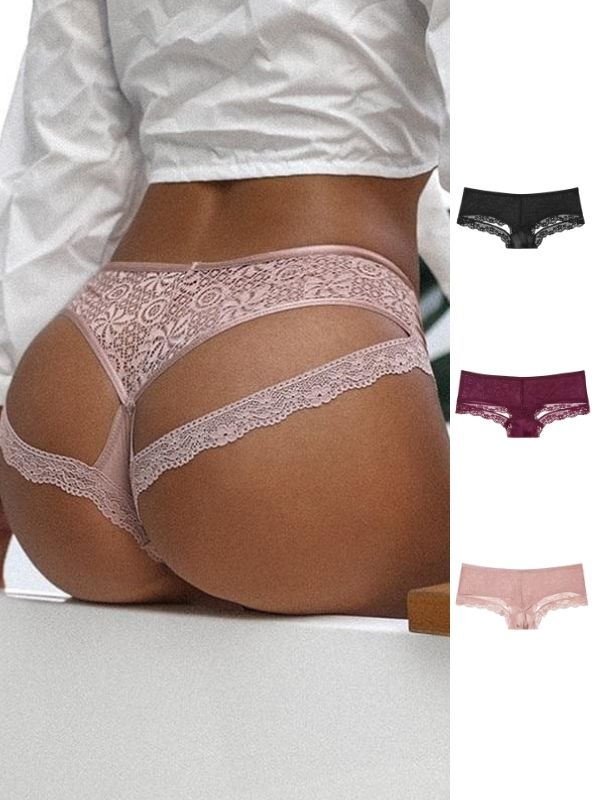 Liviabliss 7143 - Low Waist Dantel Sports Fitness Triangle Külot String Külot