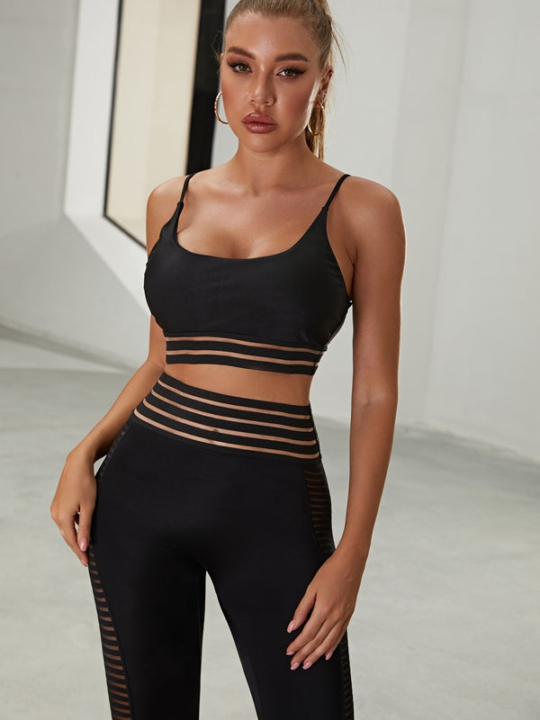 LIVIA 6449 Seksi Hızlı Kuruyan File Spor Bra