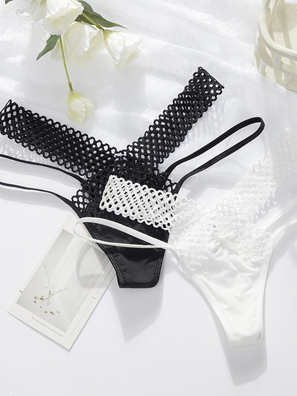 Liviabliss 7146 - Leopard Baskılı Seksi Dantel Ultra-thin Thongs