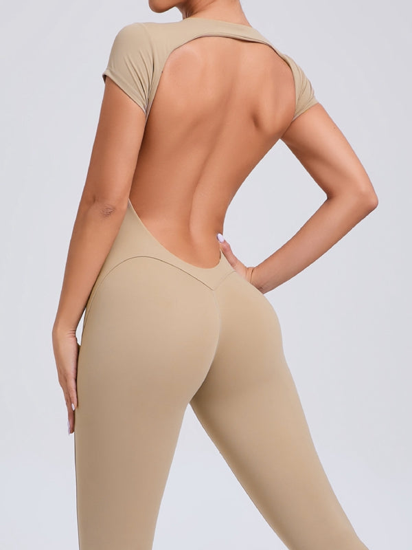 Livia Seksi Sırtı Açık U Yaka Kadın Tulum