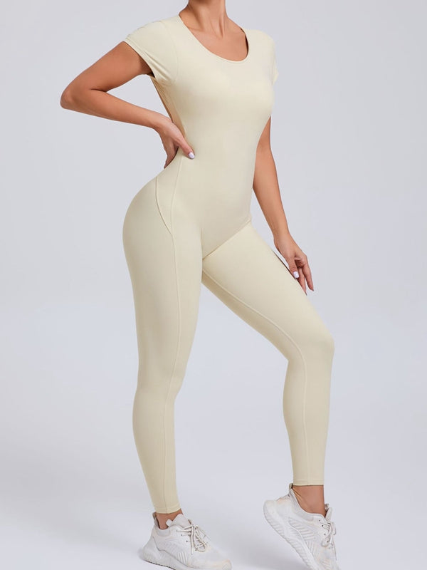 Livia Seksi Sırtı Açık U Yaka Kadın Tulum