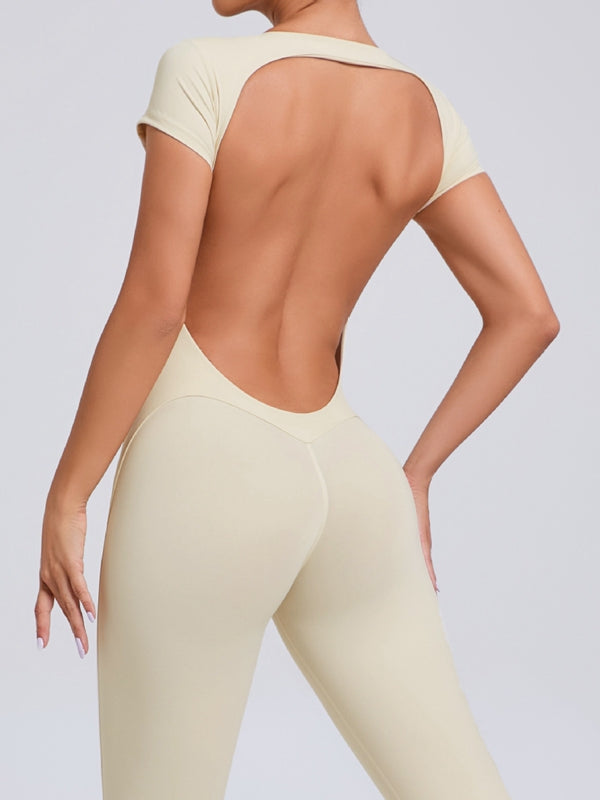 Livia Seksi Sırtı Açık U Yaka Kadın Tulum