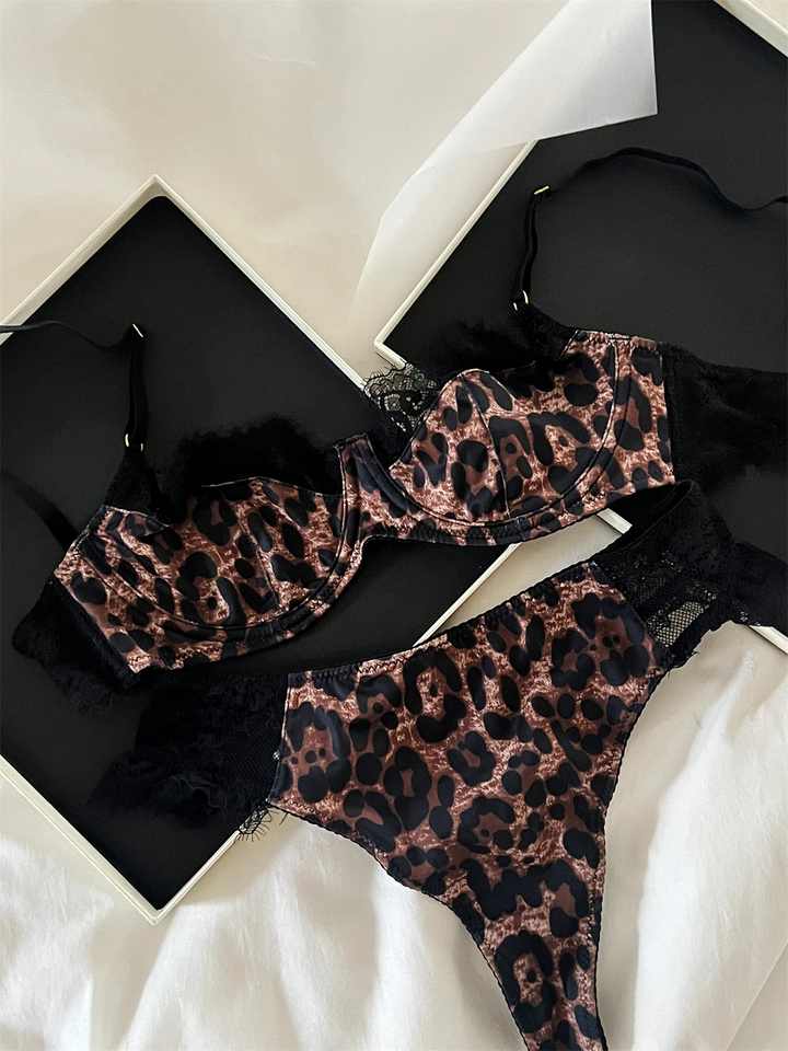 Livia 1162 Leopar İç Çamaşırı Set