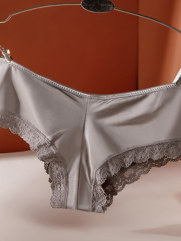 LIVIABLISS 7244 – Seksi İpek Cut-Out T-String Külot