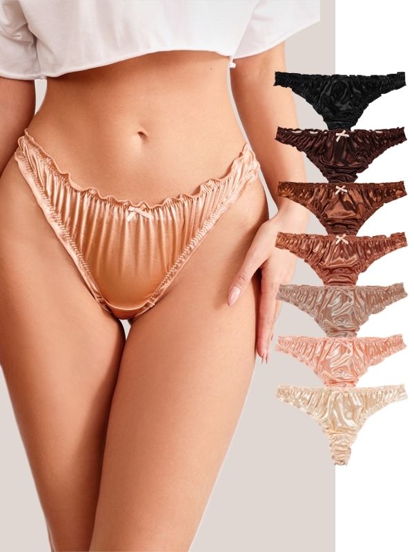 Liviabliss 7161 - Velvet Bow-knot T-String Külot