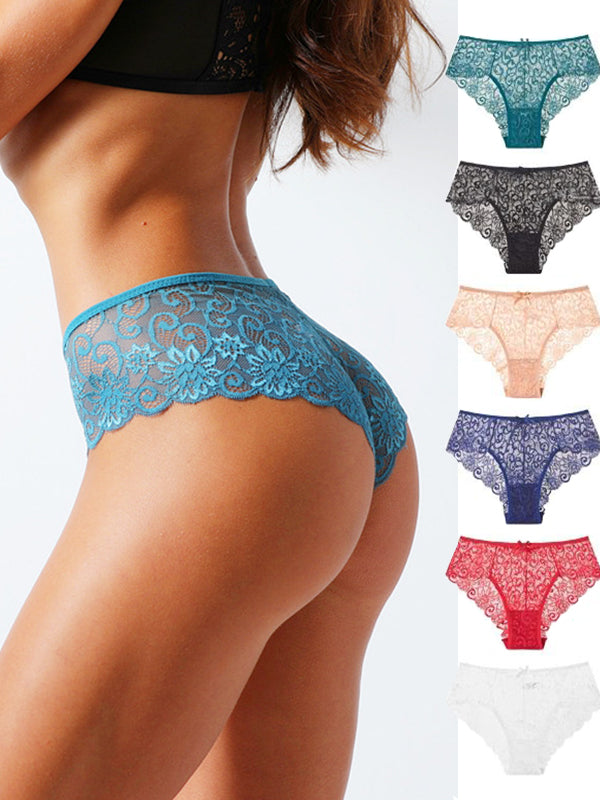 LIVIABLISS 7237 – Seksi Çiçek Desenli Dantel Külot