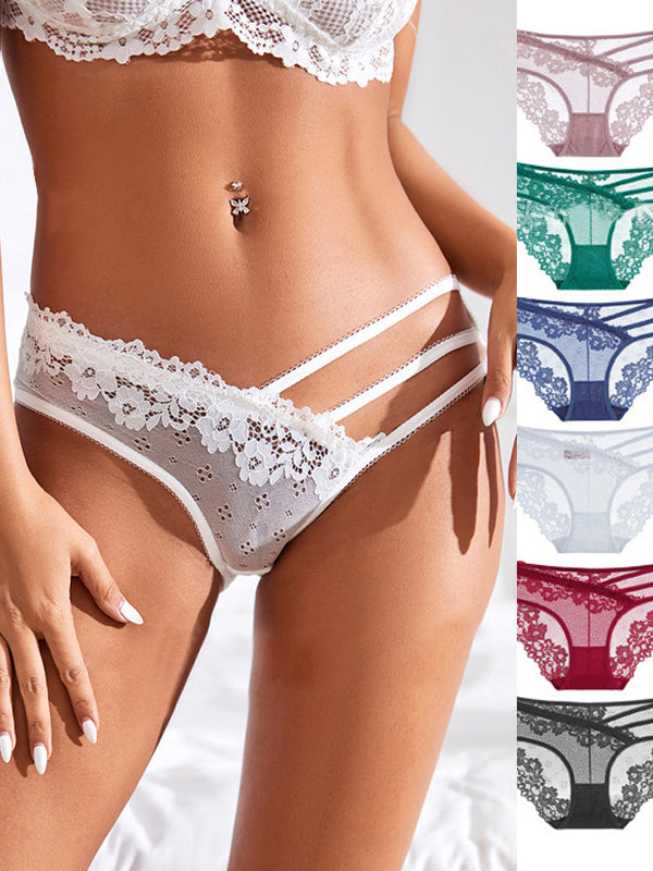 LIVIABLISS 7236 – Asimetrik Dantel Cut-Out Külot