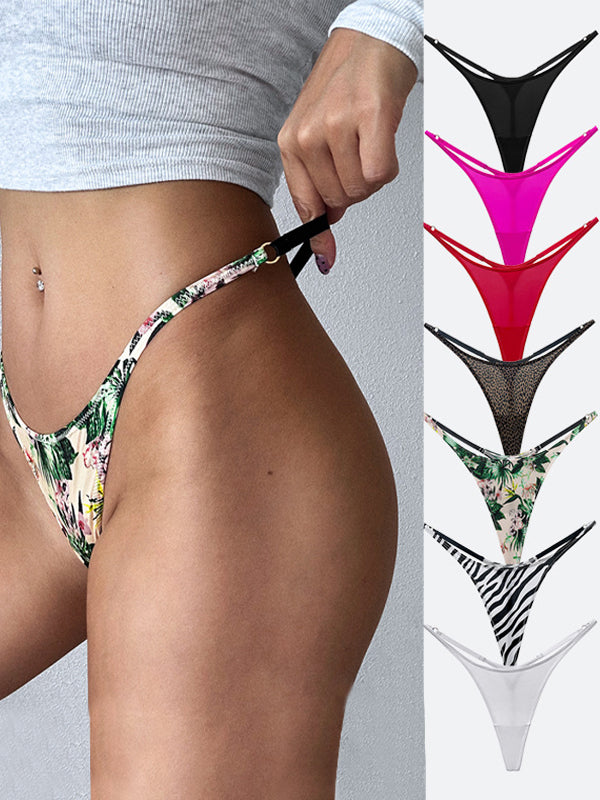 LIVIABLISS 7230 – Seksi İpek Dokulu T-String Külot