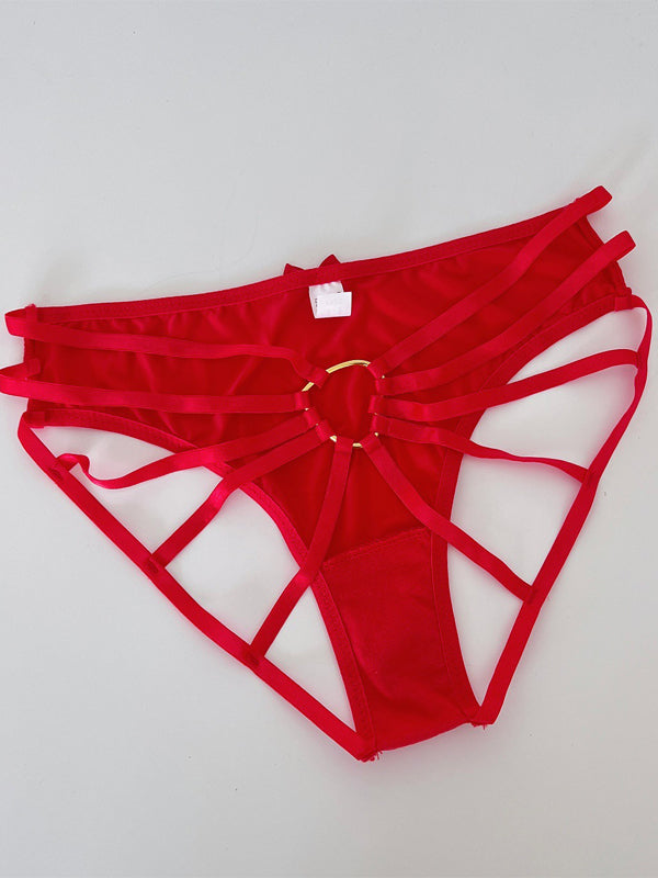 LIVIABLISS 7233 – Kalp Şekilli Çapraz Cut-Out Külot