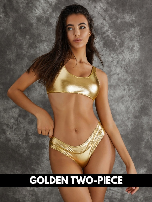5011-43 Livia Seksi parlak golden&sliver mayo