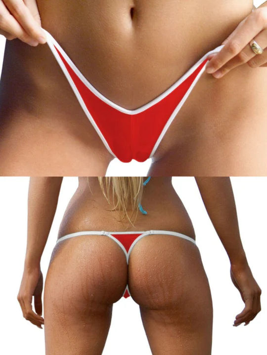 Liviabliss 7129 - Kontrast Renk Çizgili T-String Külot