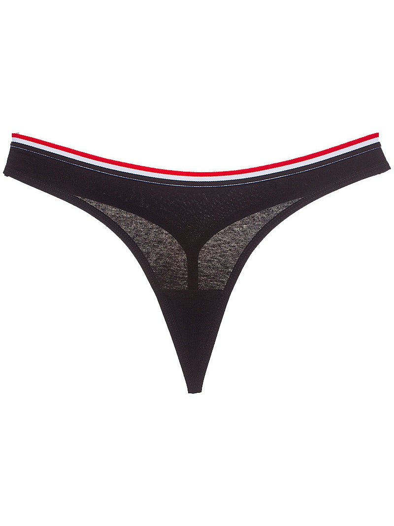 Liviabliss 7138 - Trendy Stripe T-String Fitness String Külot