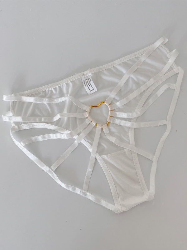 LIVIABLISS 7233 – Kalp Şekilli Çapraz Cut-Out Külot