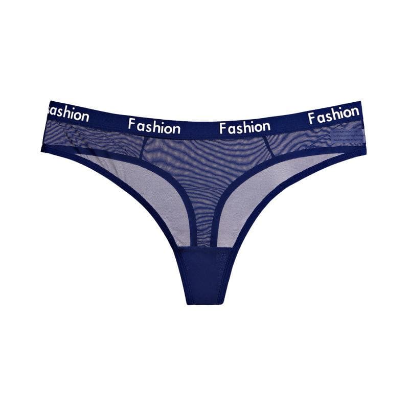 Liviabliss 7191 - Letters Printed Mesh Short String Külot