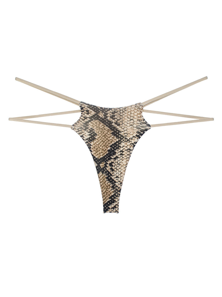Liviabliss 7149 - Özel Double Girdle Leopard Sports Külot