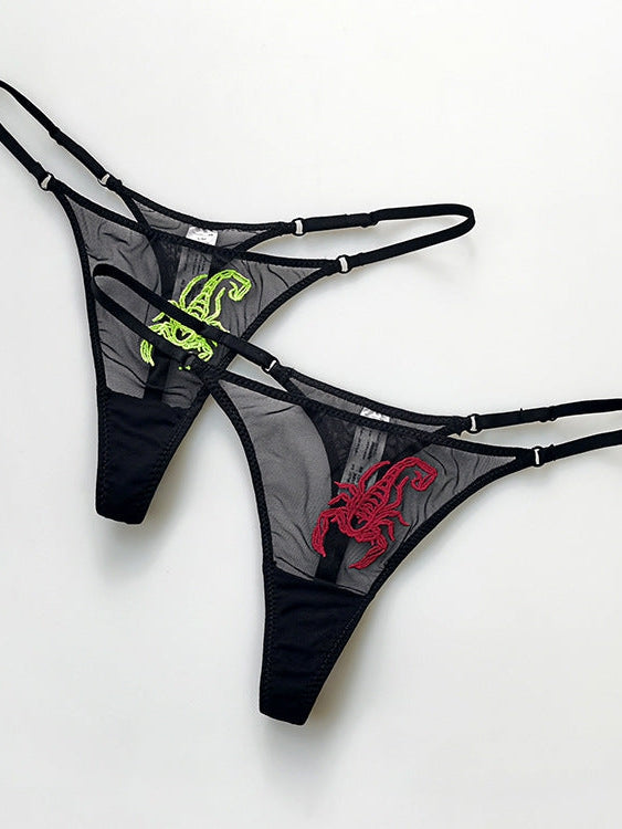Liviabliss 7159 - Scorpion Baskılı Mesh Külot