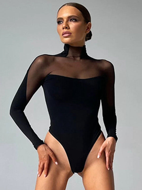 Liviabliss 7265 - Contast Color Mesh Body