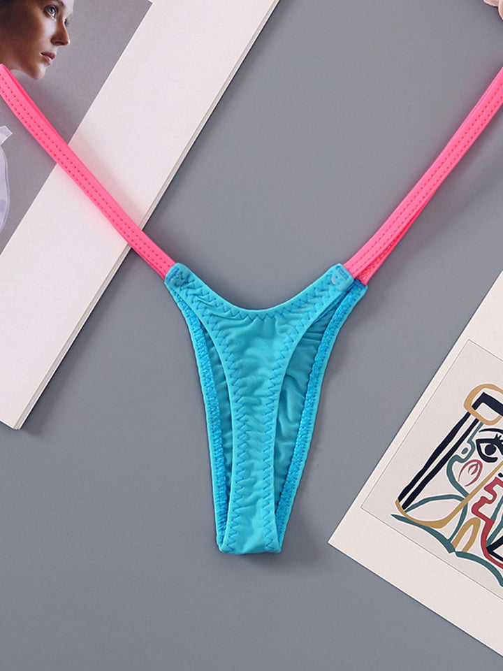 LIVIABLISS 7212 – Kontrast Renk T-String Külot