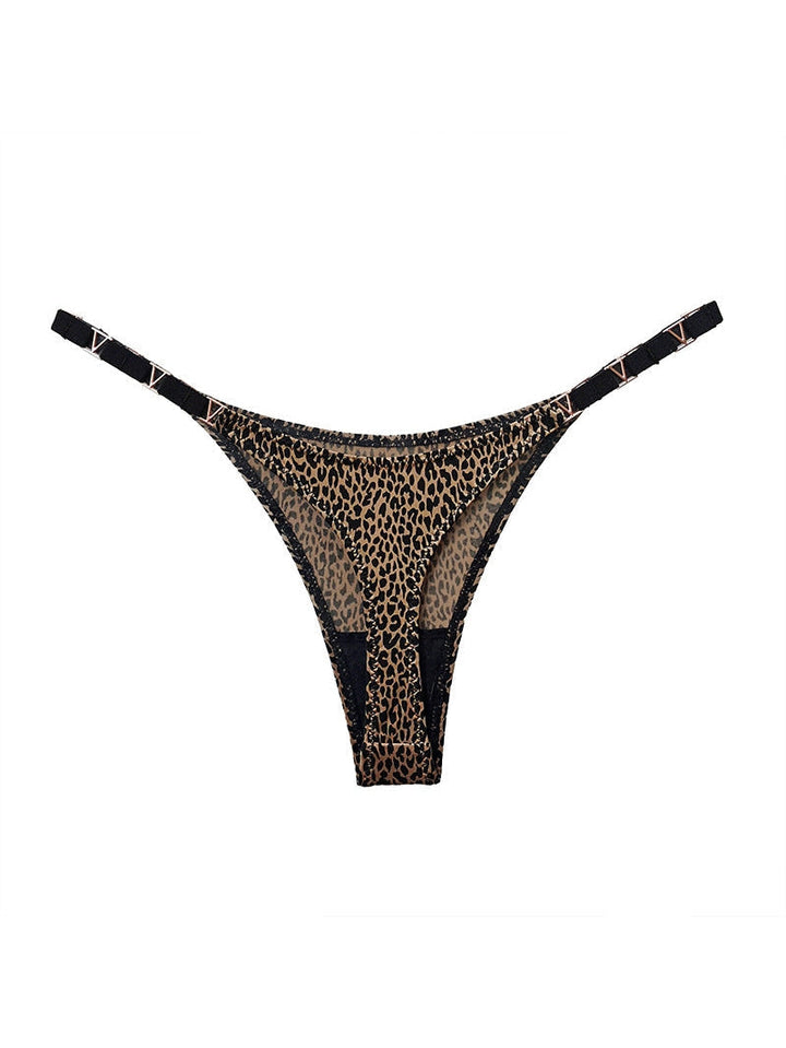 Liviabliss 7130 - Metal Animal Baskılı T-String Külot