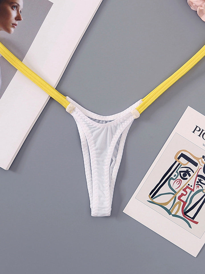 LIVIABLISS 7212 – Kontrast Renk T-String Külot