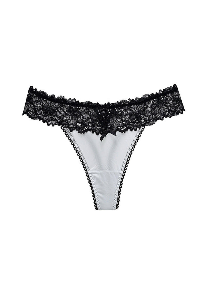 Liviabliss 7137 - Mesh Solid Color Dantel Underwears