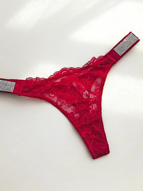 Liviabliss 7155 - Love Baskılı Dantel Dazling Diamond String Külot