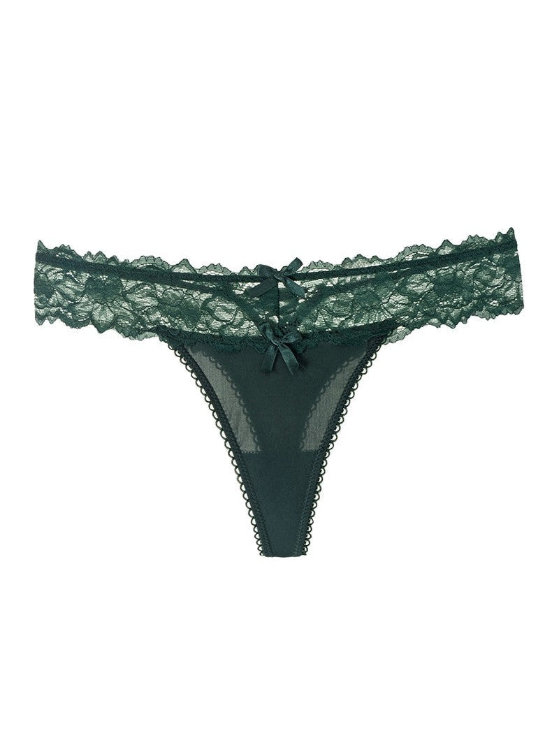 Liviabliss 7137 - Mesh Solid Color Dantel Underwears