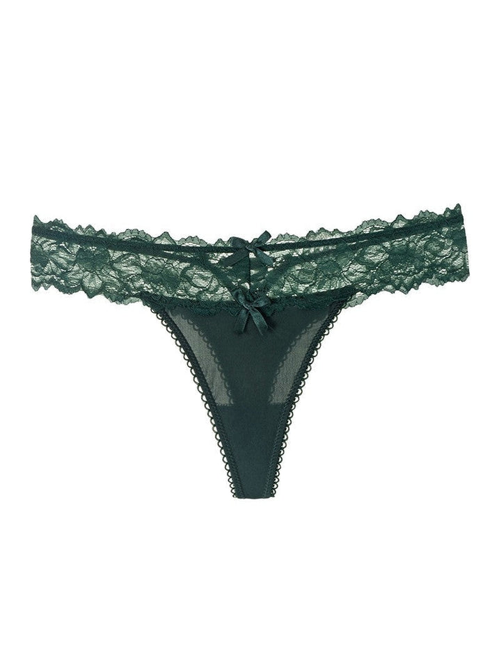 Liviabliss 7137 - Mesh Solid Color Dantel Underwears