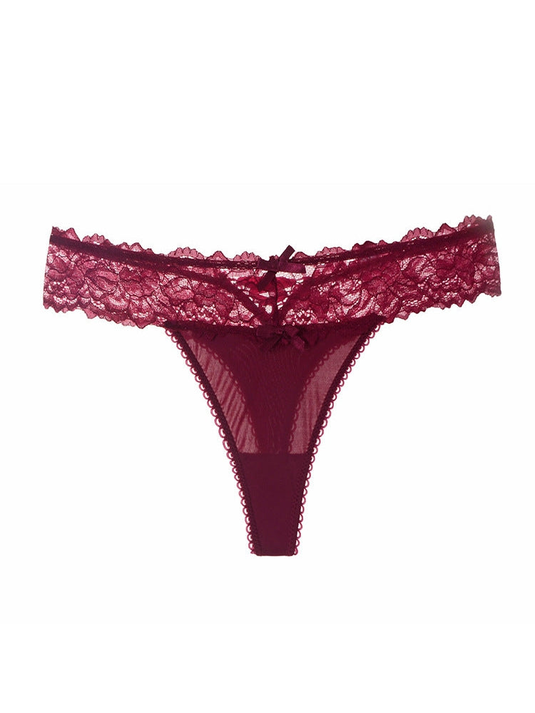 Liviabliss 7137 - Mesh Solid Color Dantel Underwears