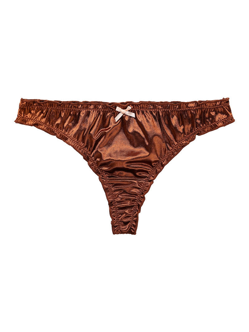Liviabliss 7161 - Velvet Bow-knot T-String Külot