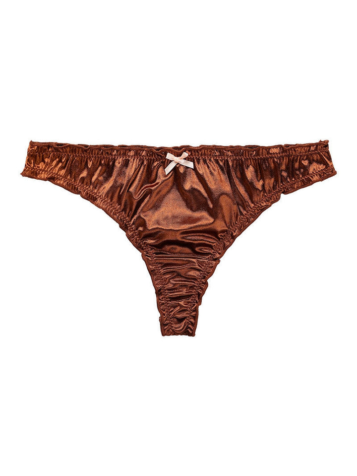 Liviabliss 7161 - Velvet Bow-knot T-String Külot
