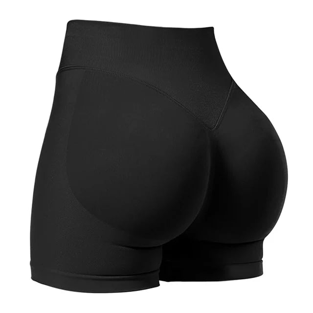 LIVIA 2061-61 Scrunch Kalça Detaylı Dikişsiz Spor Şortu