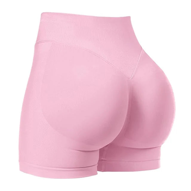 LIVIA 2061-61 Scrunch Kalça Detaylı Dikişsiz Spor Şortu