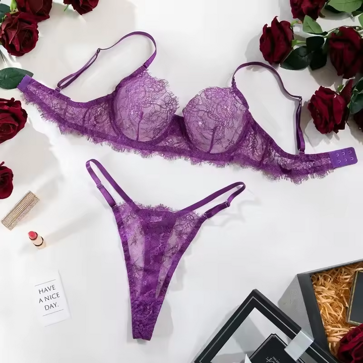 Livia 5166 Dantel Detaylı Luxury Bralet set