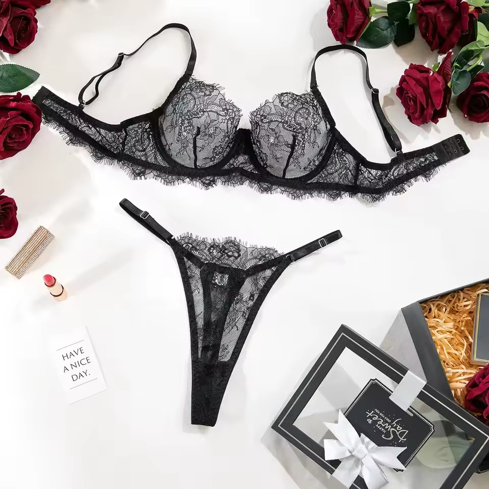 Livia 5166 Dantel Detaylı Luxury Bralet set