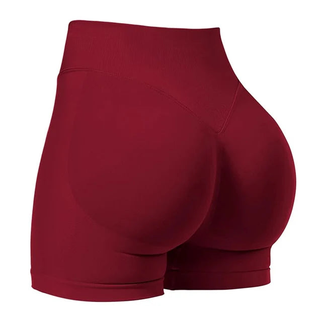 LIVIA 2061-61 Scrunch Kalça Detaylı Dikişsiz Spor Şortu