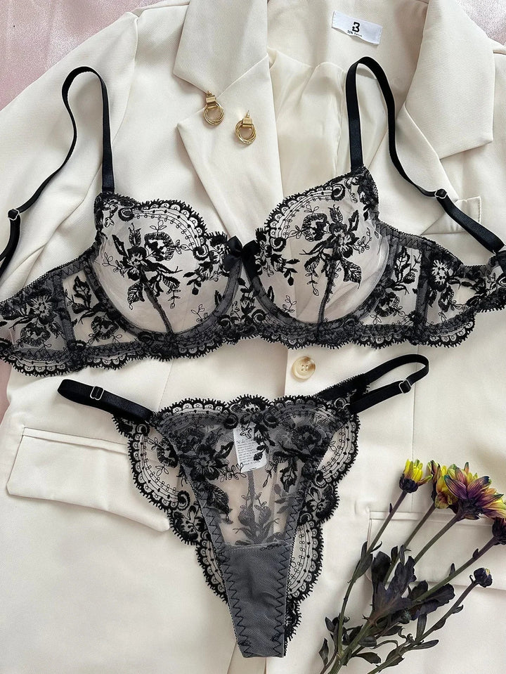 Livia 2479 Transparan bralet set