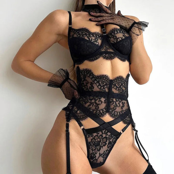 Livia  3015 Allure Strappy Lace Bodysuit