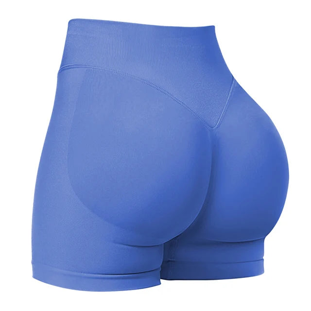 LIVIA 2061-61 Scrunch Kalça Detaylı Dikişsiz Spor Şortu