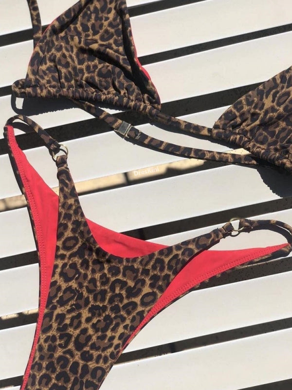 5011-20 Livia Seksi animal baskılı bikini takımı